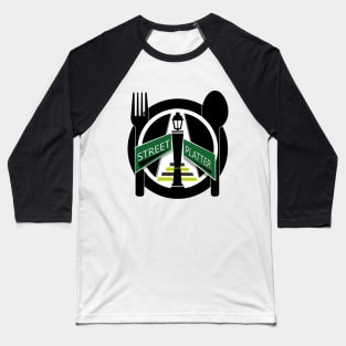 Street Platter (Street Food in plate) Baseball T-Shirt